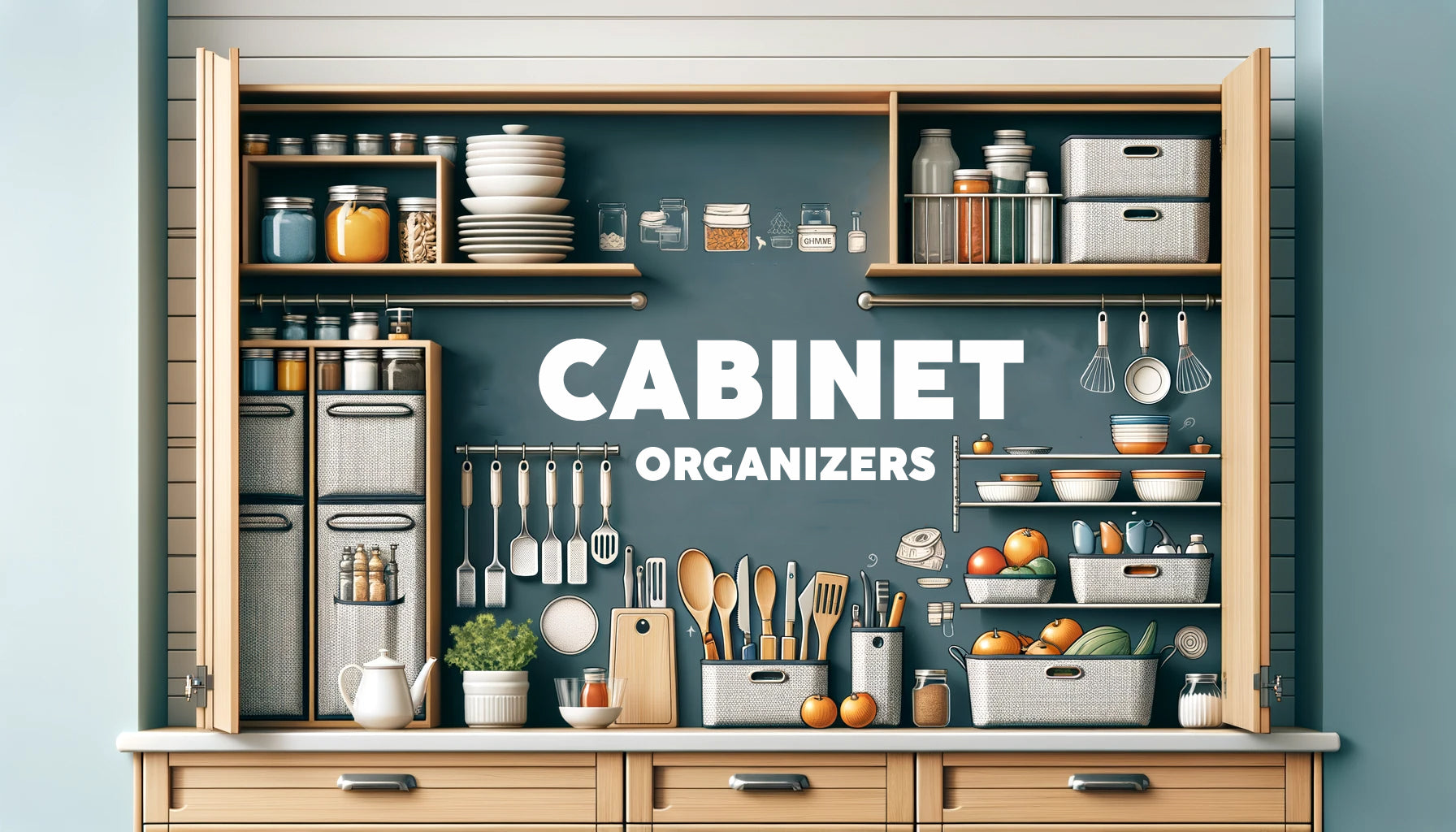 Transform your kitchen into a pinnacle of efficiency with our Kitchen Cabinet Organizers collection. 