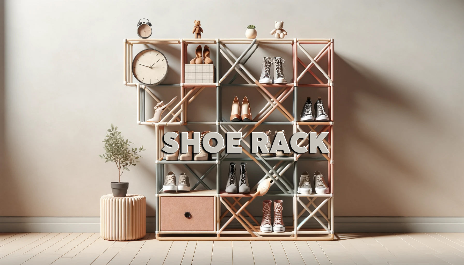 Sleek and Durable Shoe Racks - Organize and Protect Your Footwear"
