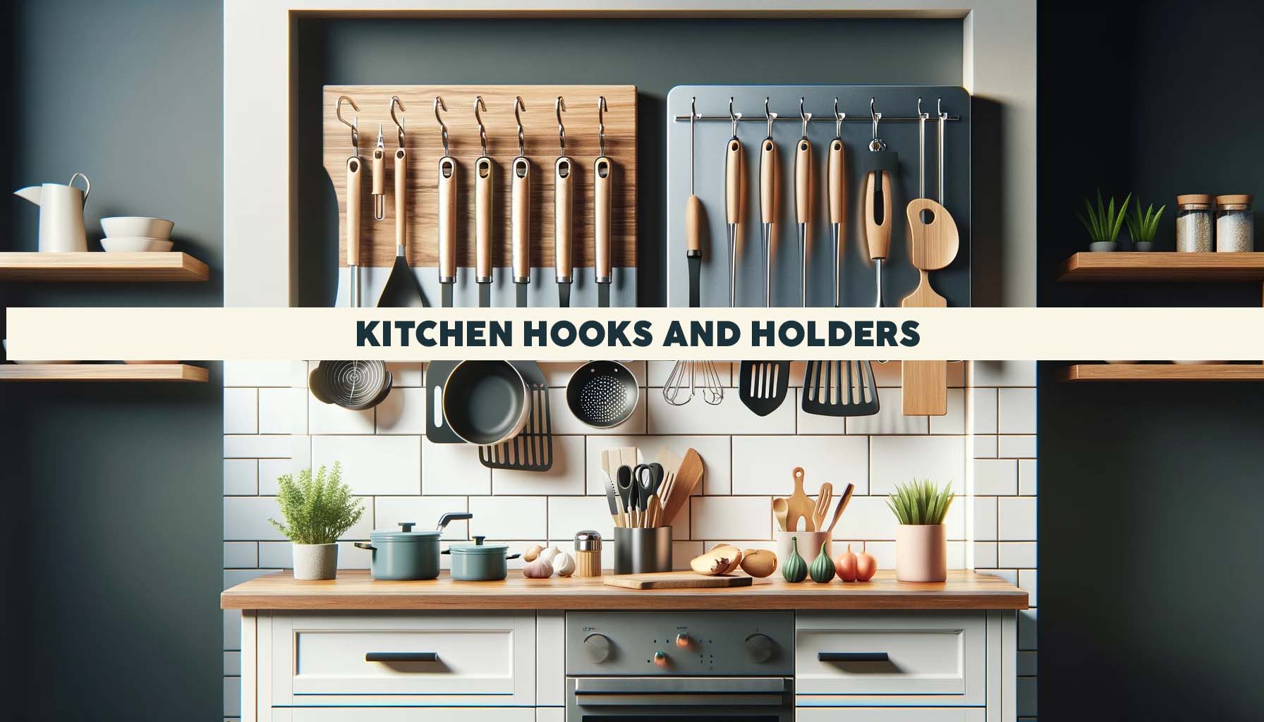 Step into the realm of seamless organization with Spring Street's Kitchen Hooks & Holders collection. Our thoughtfully selected range is designed to bring harmony and sophistication to your kitchen space. 