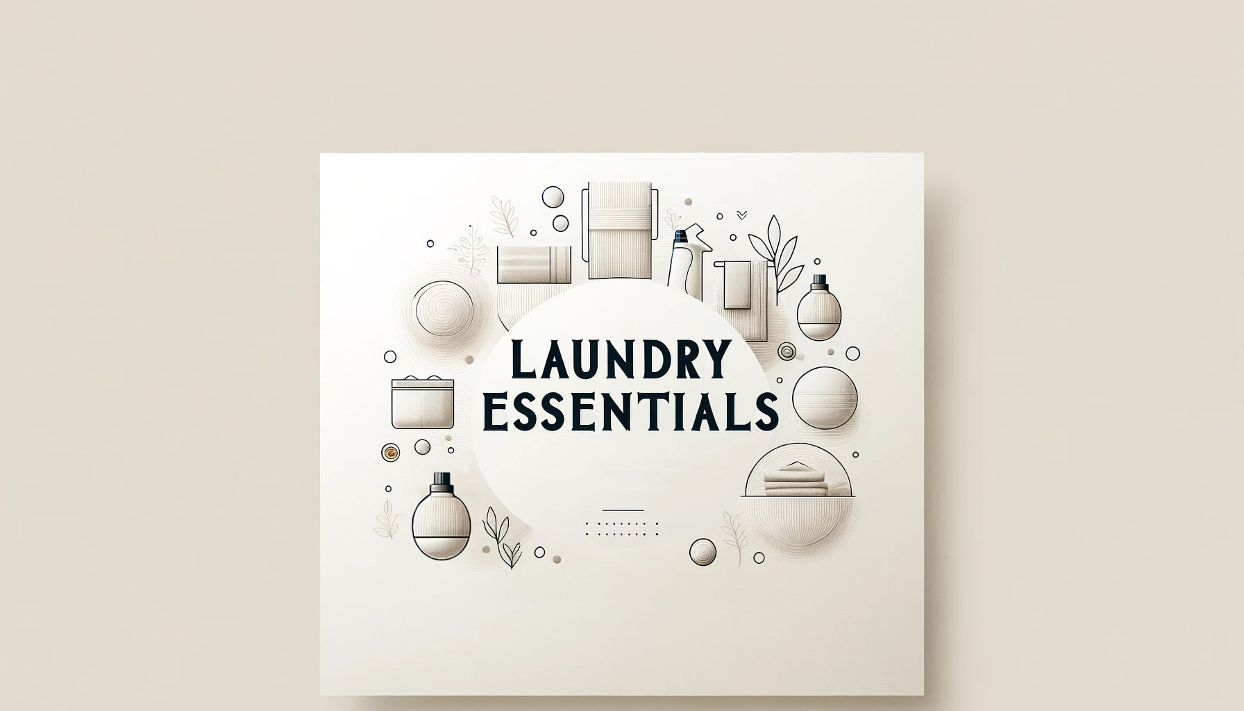 "Upgrade your laundry routine with our 'Laundry Essentials' collection.
