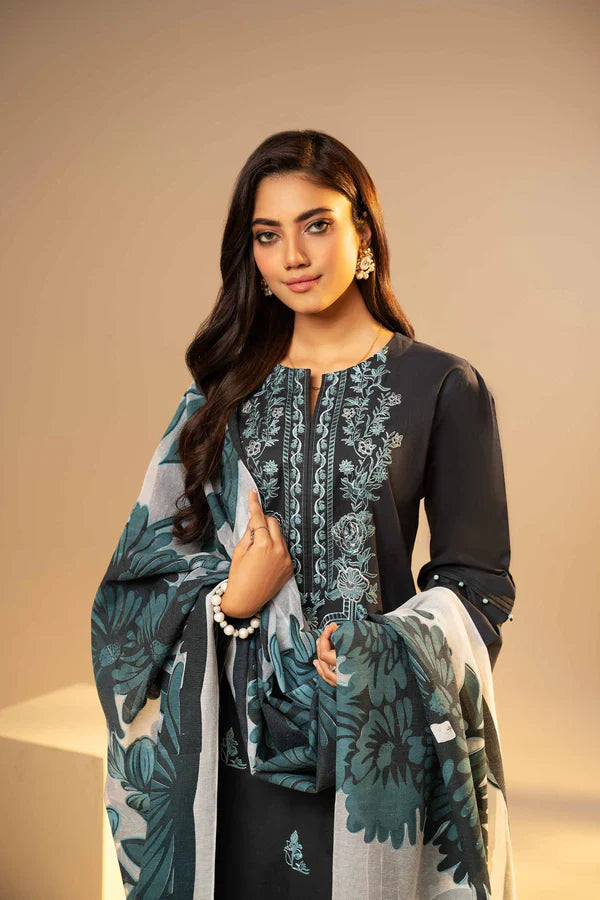 Nishat 3 Piece - Jacquard Embroidered Suit - 42301631 - 0