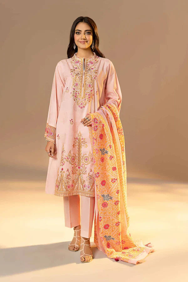 Nishat 3 Piece - Embroidered Suit - 42301632