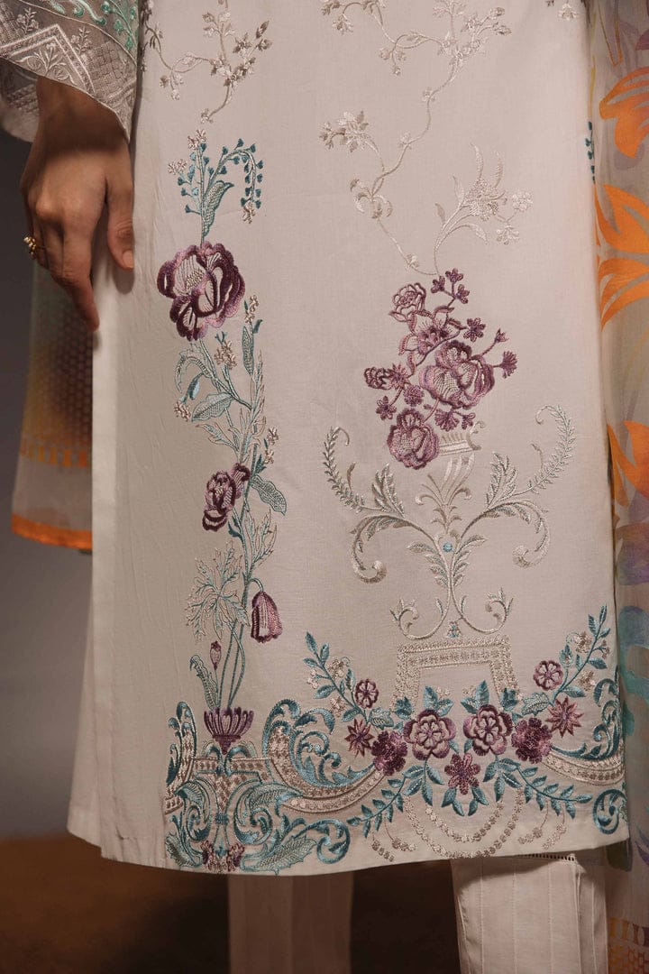 Nishat 3 Piece - Printed Embroidered Suit - 42301503