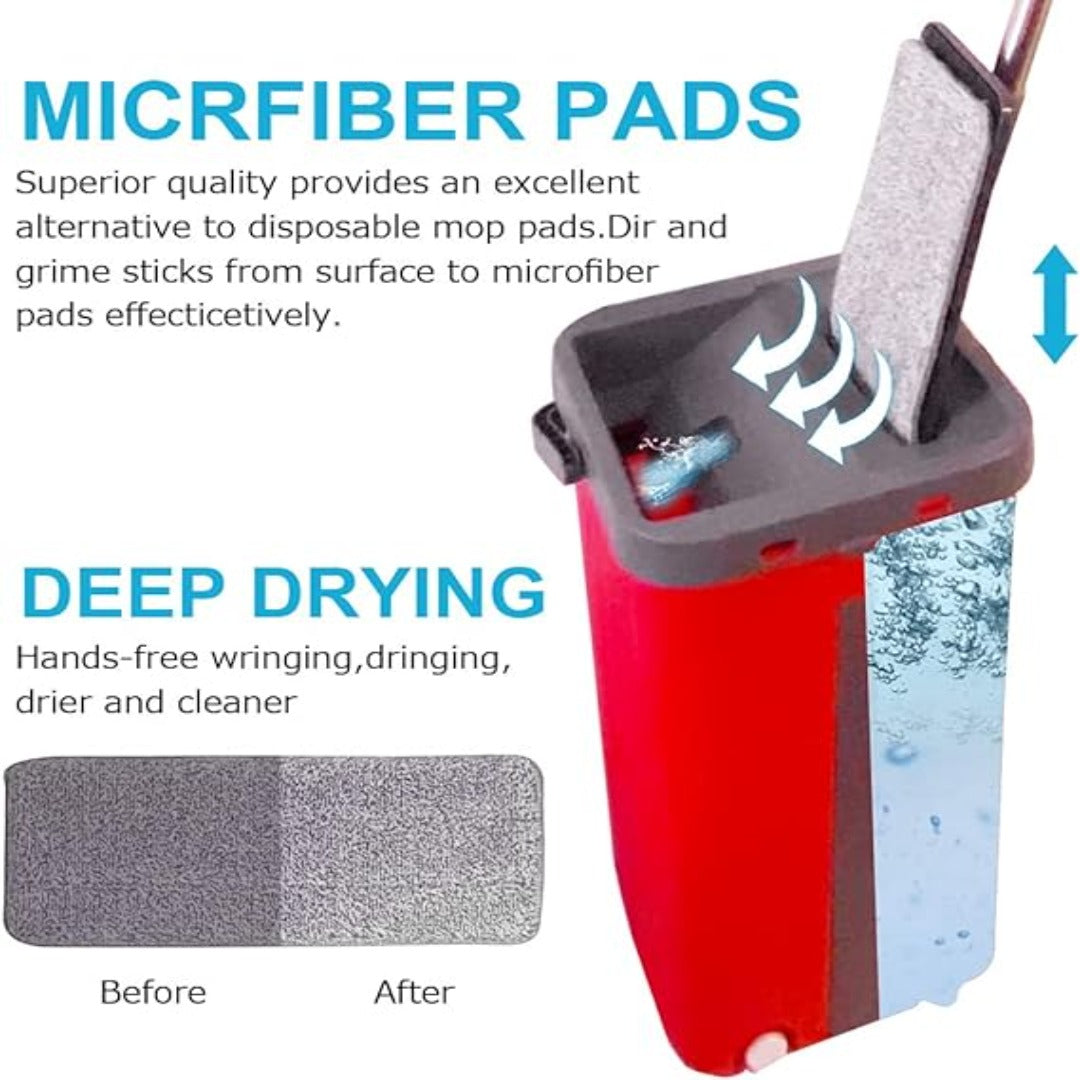 Buy Microfiber Mop with Long Vertical Bucket | Springs Street Online UAE
