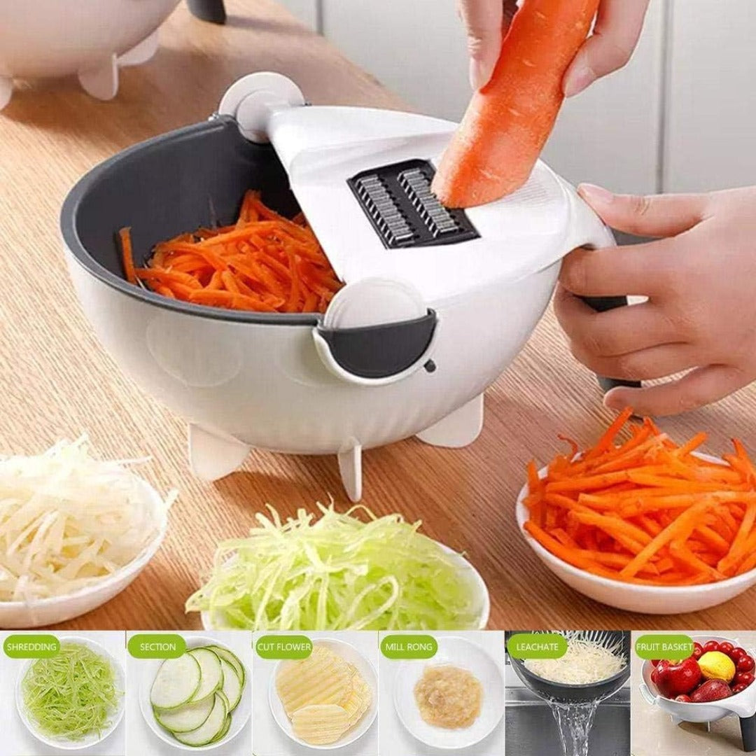 Buy 2-in-1 Vegetable Cutter and Drainer | Kitchen Essentials | Springs Street UAE
