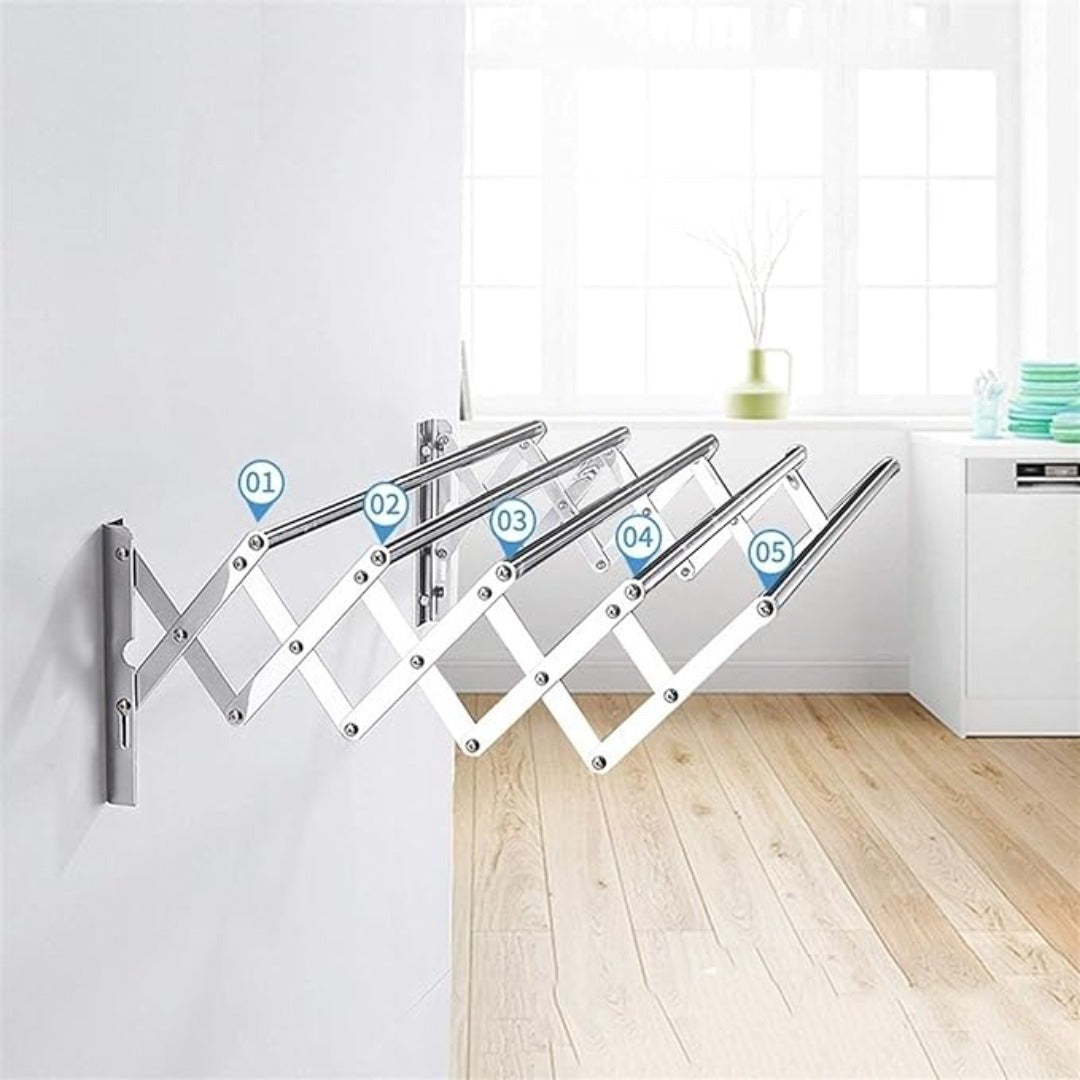 Buy Wall-Mounted Foldable Drying Rack for Laundry | Springs Street Online