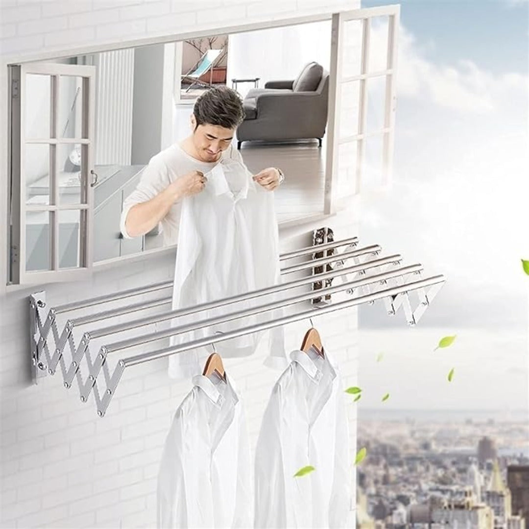 Buy Wall-Mounted Foldable Drying Rack for Laundry | Springs Street Online
