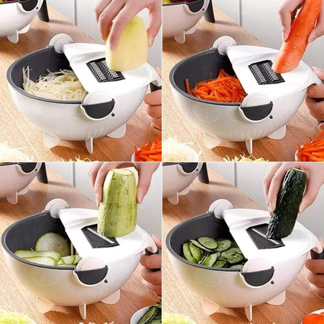 Buy 2-in-1 Vegetable Cutter and Drainer | Kitchen Essentials | Springs Street UAE