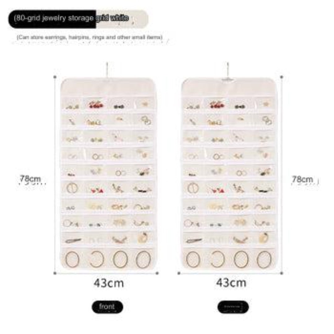 Pocket Double-Sided Hanging Jewelry Organizer | Springs Street