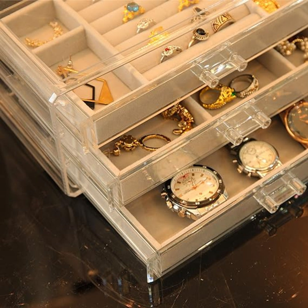 Buy Transparent Acrylic Jewelry Organizer | Spring Street Online UAE