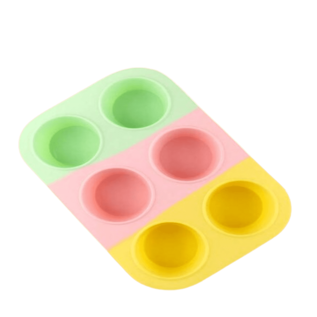 Buy Hot Selling 6-Cup Silicone Muffin & Cake Mold | Springs Street UAE