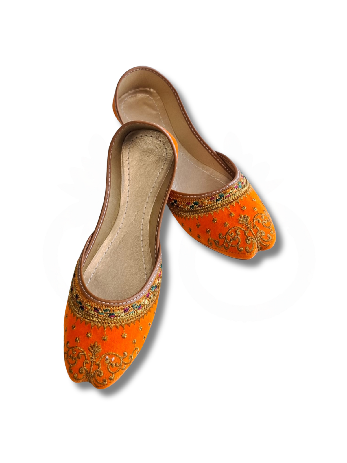 Timeless Elegance: Exquisite Artisan Punjabi Khussa - Authentic Pakistani Flat Jutti