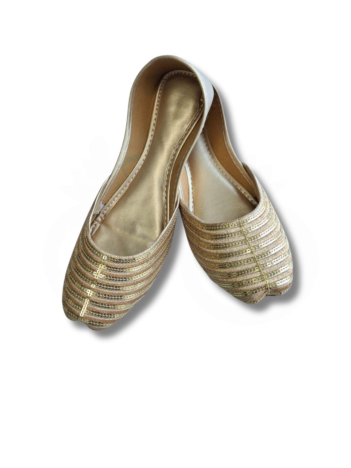 Authentic Punjabi Khussa Shoes - Handmade Flat Jutti from Pakistan