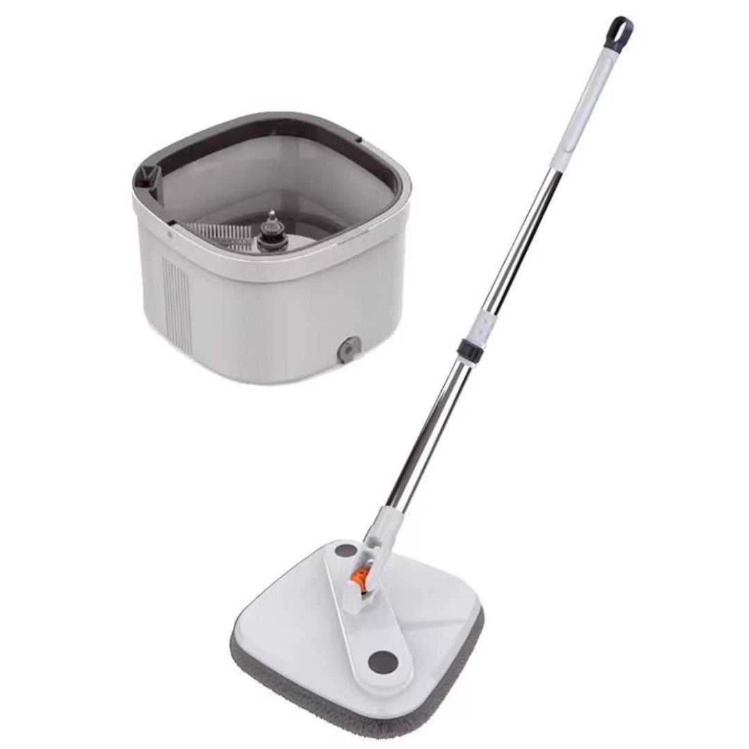 Buy 360° Microfiber Spin Mop & Square Bucket for Efficient Cleaning | Springs Street UAE