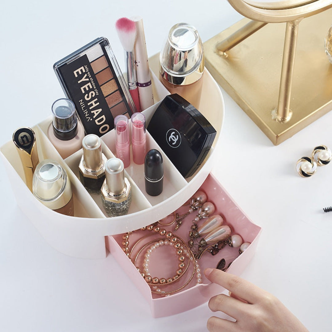 Jewelry and Cosmetics Storage Box for Skincare, Brushes and Lipstick | Springs Street