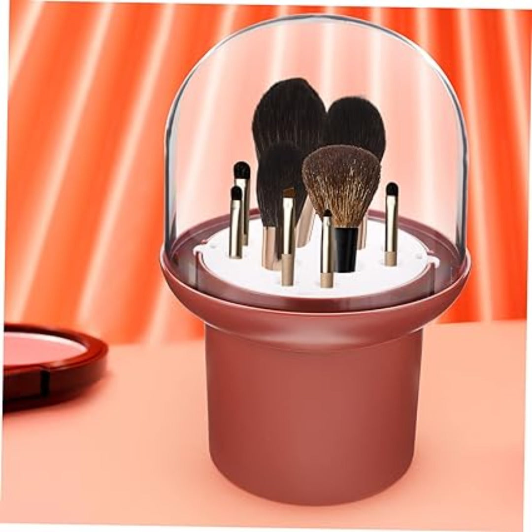  Buy Makeup Brush Holder Organizer with Dustproof Cover - Makeup Storage | Springs Street UAE
