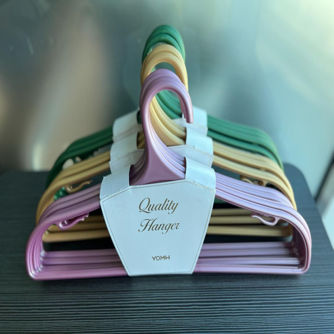 Premium Non-Slip Hangers in Assorted Colors – Elevate Your Wardrobe Storage | Springs Street