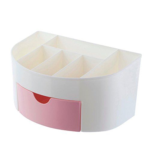 Buy pink Jewelry and Cosmetics Storage Box for Skincare, Brushes and Lipstick