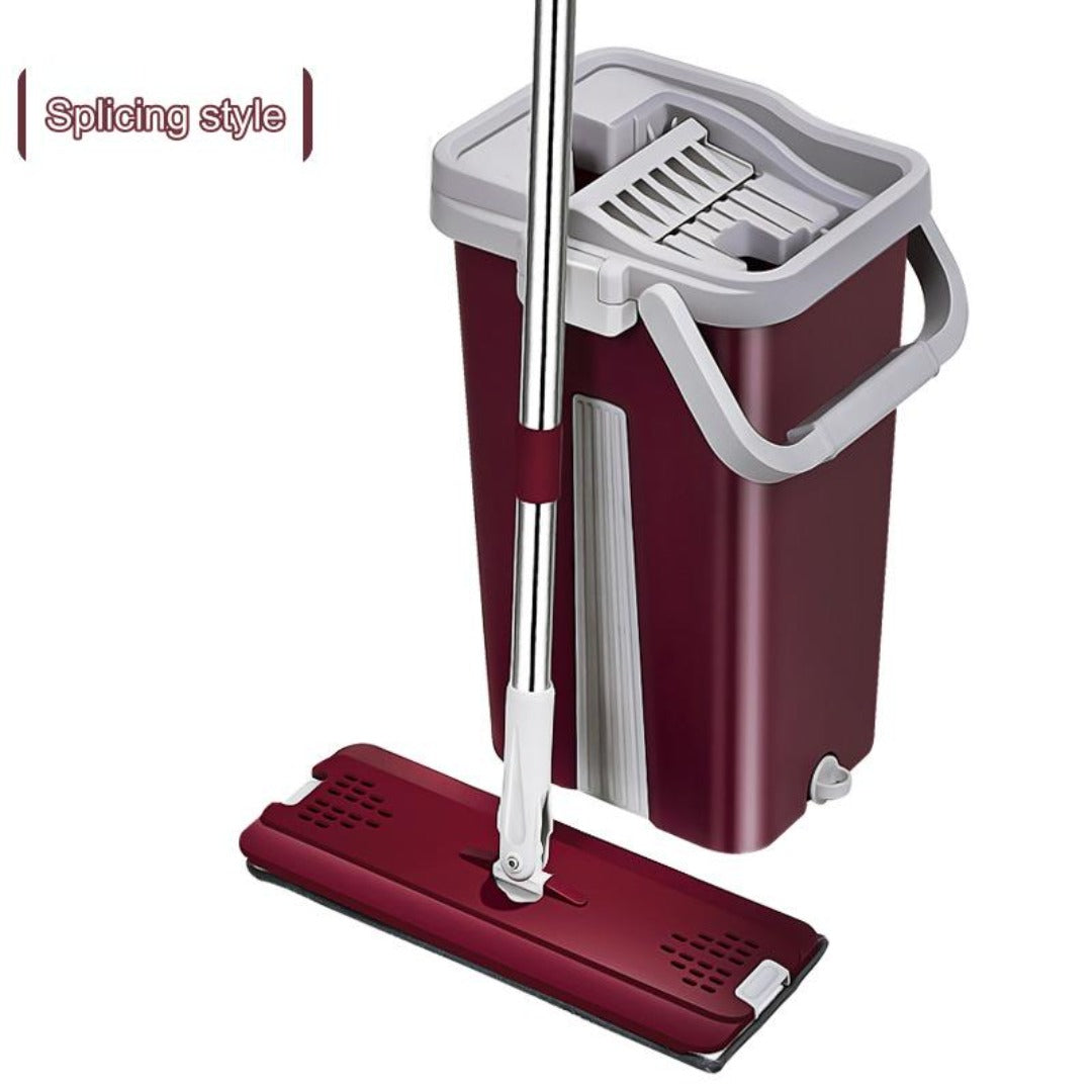 All-Purpose Hand-Free Flat Mop Red, expertly designed for both dry and wet use | Springs Street