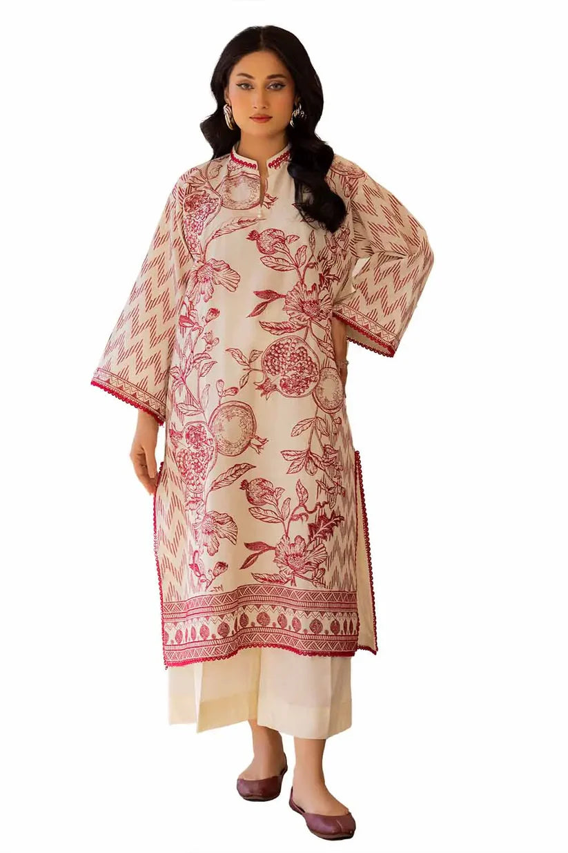 2PC Unstitched Embroidered Lawn Suit TL-42065